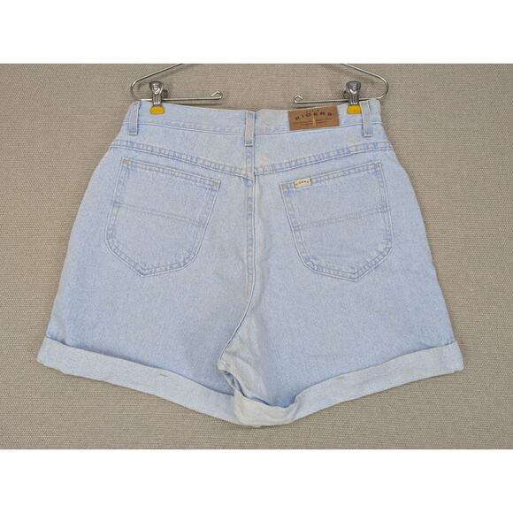 Vintage Riders Denim Jeans Shorts Size 14M High Waisted USA -0925F144 - Picture 2 of 7